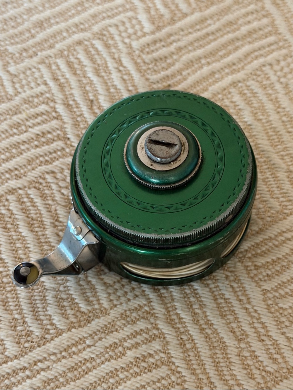 VTG Shakespeare Silent Tru Art Automatic Fly Reel. No. 1835. Made in USA. Fishin